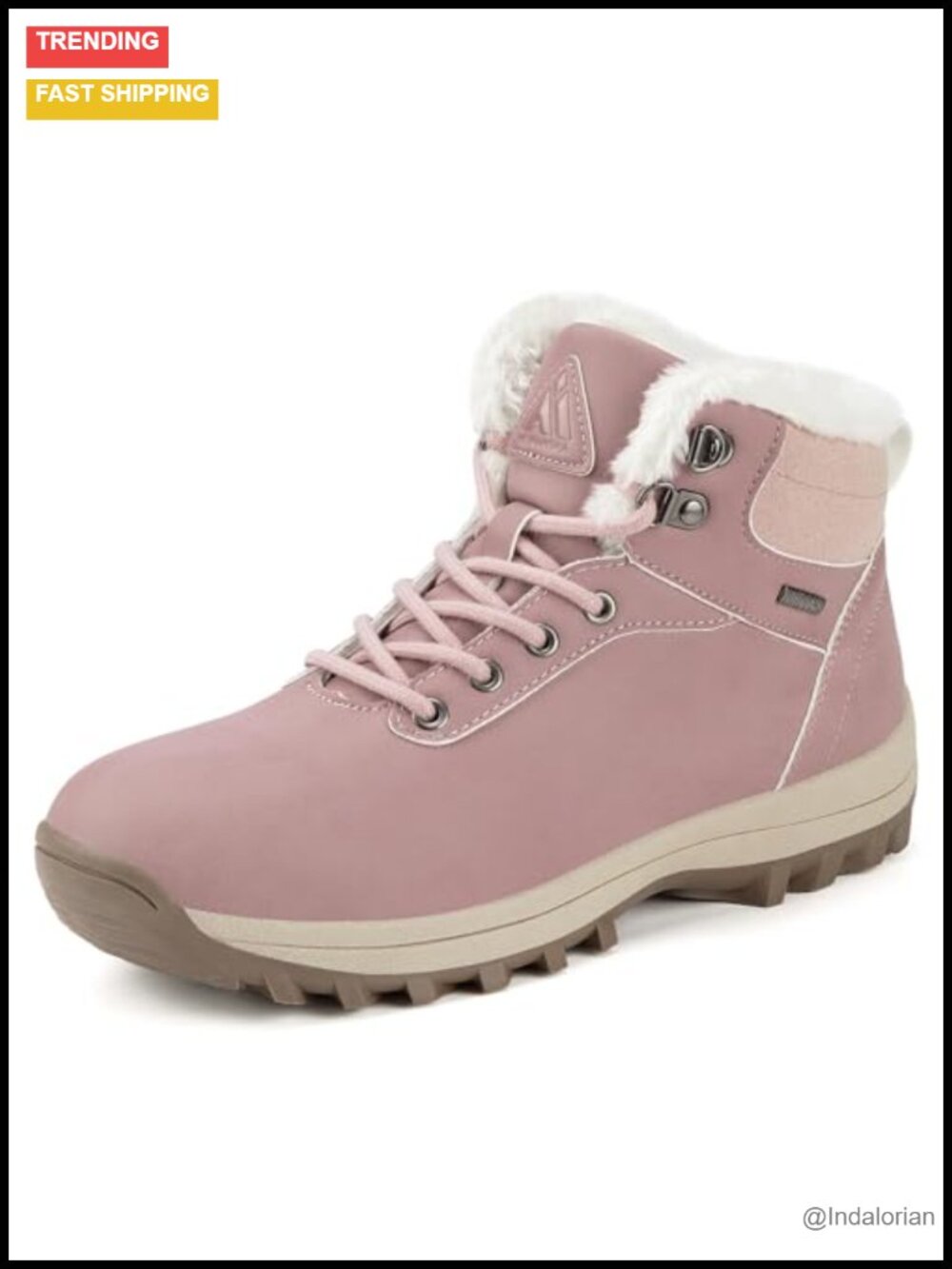 Women's Snow Boots Warm Winter Hiking Boots Waterproof Upper Plush Lining